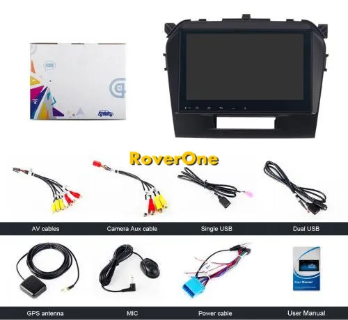 Excellent RoverOne Car Radio GPS Navigation For Suzuki Vitara 2016 2017 Android 9.0 10.2