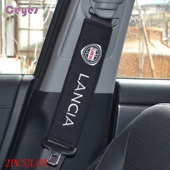 

Auto Car Styling Seat Belts Cover Padding Pattern Case For Lancia Ypsilon Lybra Phedra Thesis Renault Megane Duster Car-Styling
