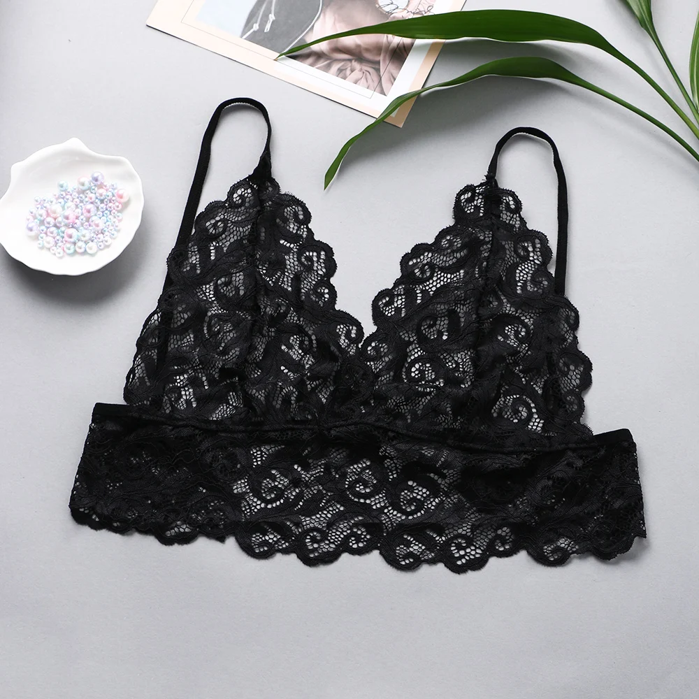 

New Summer Women Sexy Bra Floral Bikini Transparent Cup Bra Push up Lace Bra Ladies Underwear Tops Push up Sexy Lingerie Bra
