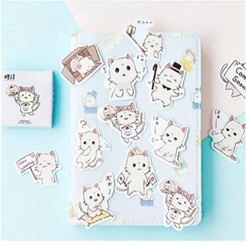 45 قطعة/الحزمة الكرتون لطيف القط ملصقا ألعاب أطفال أنيمي ل DIY على كتاب محمول الهاتف المحمول لوح التزلج دراجة الاطفال ملصقات 45 قطعة/الحزمة الكرتون لطيف القط ملصقا ألعاب أطفال أنيمي ل DIY على كتاب محمول الهاتف المحمول لوح التزلج دراجة الاطفال ملصقات