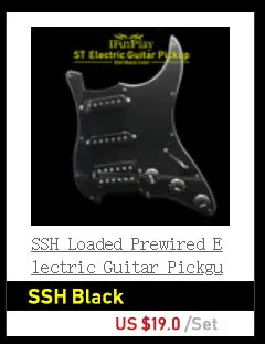 Одна катушка Alnico электрогитара Pickguard звукосниматели AlnicoLoaded Prewired 11 отверстий SSS красный/белый жемчуг белый аксессуары для гитары