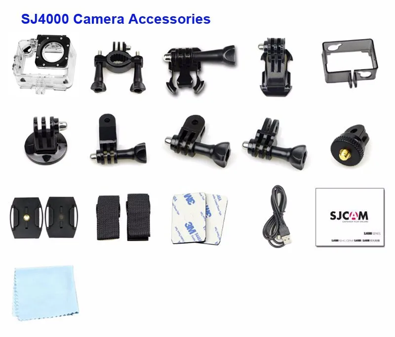Бесплатная Доставка! Оригинальная Водонепроницаемая Экшн камера SJCAM SJ4000 для