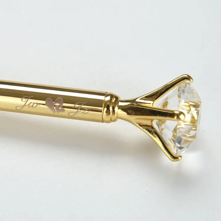 100 шт./лот Алмазная ручка queen gem crystal подарочная с логотипом Бесплатная доставка