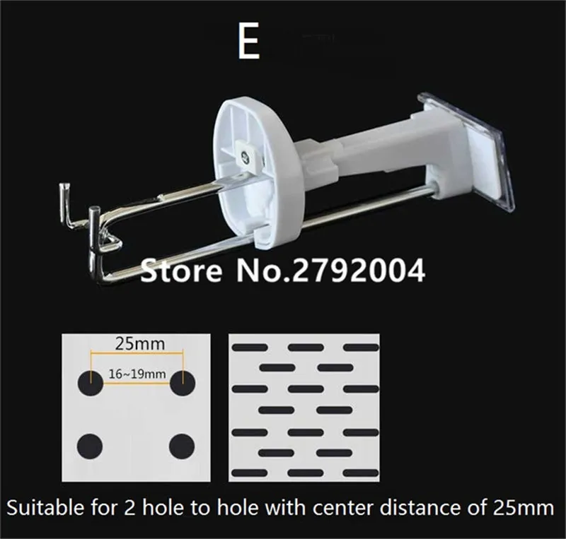 Unidades Pacote Branca 150mm Comprimento Destaque Anti-roubo Pegboard Pendurado Exibição Supermercado Segurança Gancho 50 - Cor 14 (50 unidades pacote) cor branca 150mm comprimento