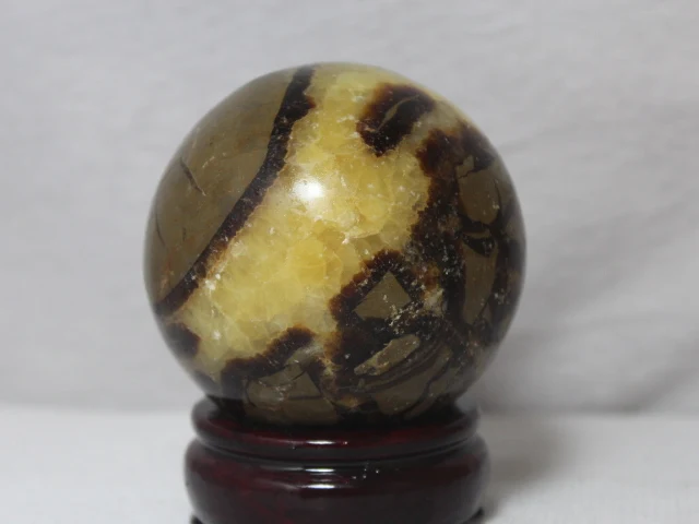 

natural septarian nodule CRYSTAL SPHERE