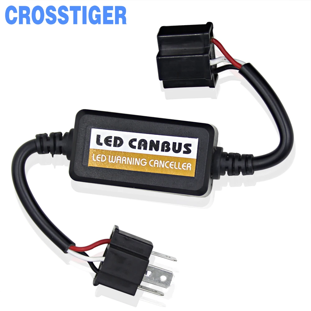 

2pcs LED Light Warning Canceller Decoder For Car Lamp Bulbs H4 H7 H11 9005 HB3 9006 HB4 Error Free LED Canbus Load Resistor