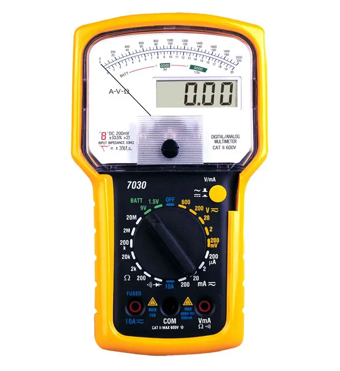 

High Precision Professional Digital Dual Display Analogue Multimeter Tester Voltage Current Ohm Measuring Instrument Multimeter