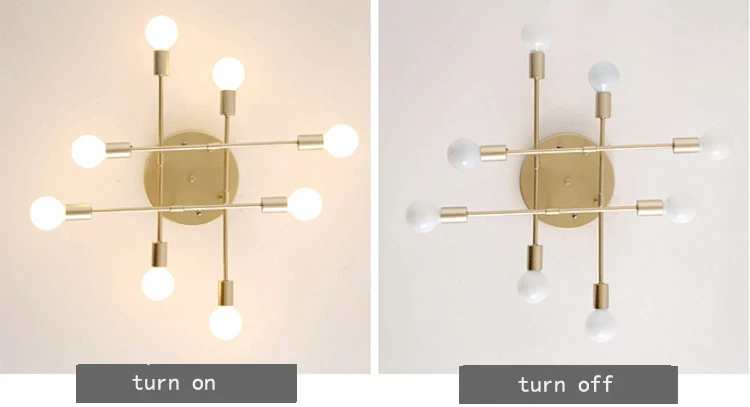 Скандинавский, простой, Современный Железный светодиодный потолочный светильник для гостиной винтажный индастриал Лофт потолочный