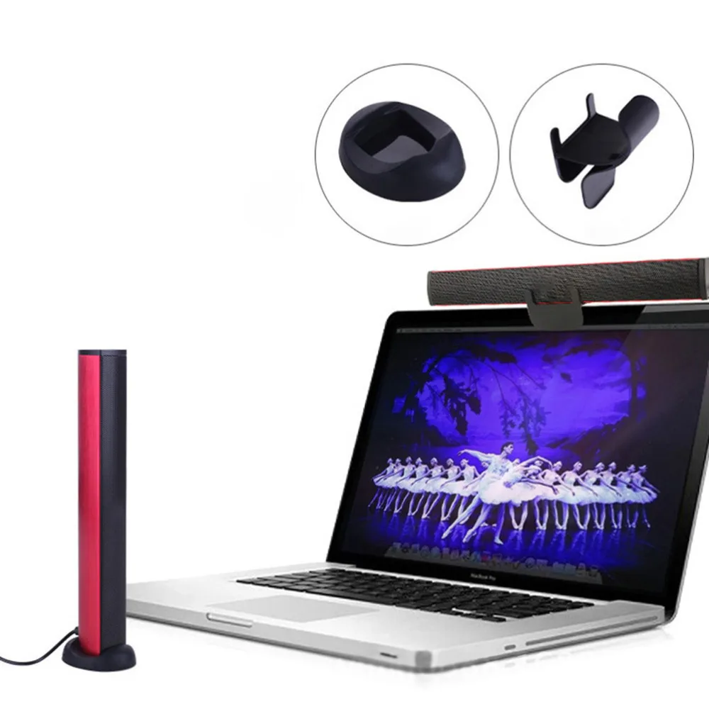 IKANOO Бренд N12 Портативный USB Soundbar Sound Bar Колонки Сабвуфер Динамик Для Портативного