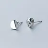 INZATT Geometric Round Glossy Minimalist Stud Earrings Fashion 925 Sterling Silver Fine Jewelry For Women Party Gift ► Photo 3/5