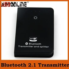 Haute Qualité 3.5mm Bluetooth Transmetteur Musique Audio Splitter Adaptateur Avec APTX Connecter deux casque en même temps pour PC/TV