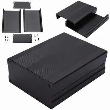 

1pc Black Extruded Aluminum Enclosures PCB Instrument Electronic Project Box Case 100x76x35mm Mayitr