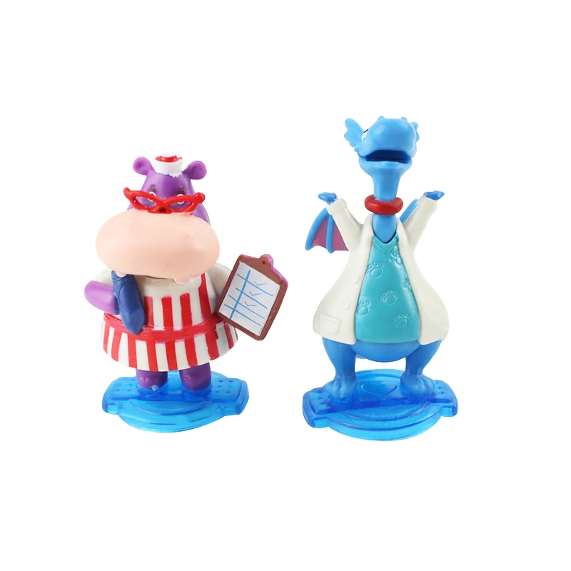 6PCS DOC MCSTUFFINS Lambie Chilly PVC Action Figures Toys Kids Cake Toppers Set