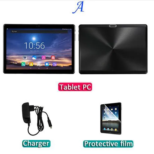 A S119 10,1 планшет Android 8,0 планшет 4 ядра встроенная память 32 GB Двойная sim-карта Bluetooth WI-FI 3g мобильного телефона планшеты с двойной камерой - Комплект: A
