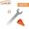 Hot Melt Glue Gun Accessories Pure Copper Nozzle Long Short Small-bore Large Diameter 1.2x32mm 1.0x36mm   with Spanner/Gifts 5