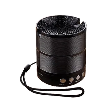 

Mini portable Bluetooth Speaker with FM radio Music player TF Card USB AUX For PC iPod phone hands-free call loudspeakers