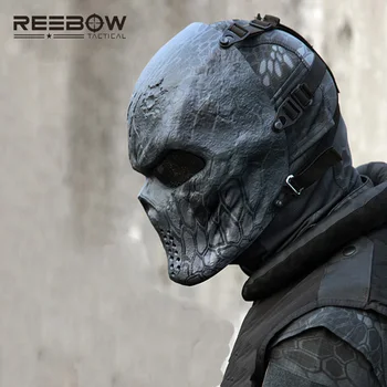 

Typhon Camouflage Tactical Masks Outdoor Military Wargame Paintball Full Face Airsoft Tactical Skull Masks Drop Shipping