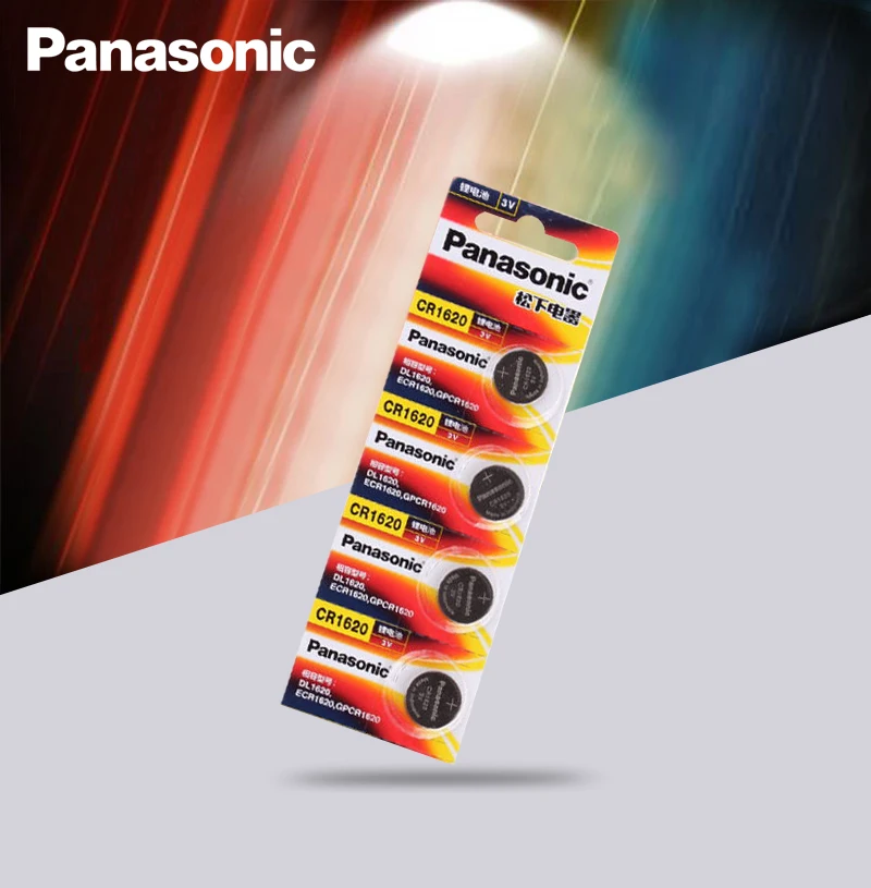 

4PCS/LOT Panasonic Original Product cr1620 Button Cell Batteries For Watch 3V Lithium Battery CR 1620 Remote Control Calculator