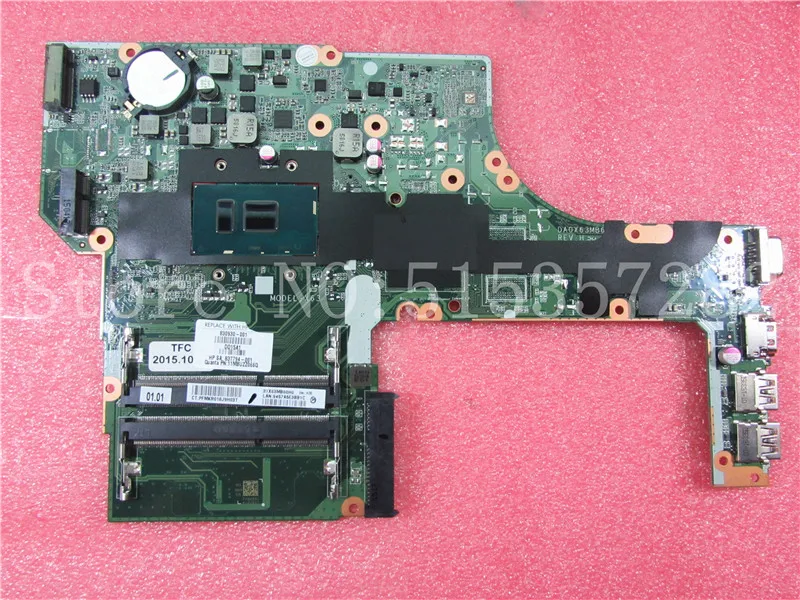 Материнская плата для ноутбука HP Probook 450 G3 830930-601 DA0X63MB6H1 I3-6100U DDR3L 100% полностью