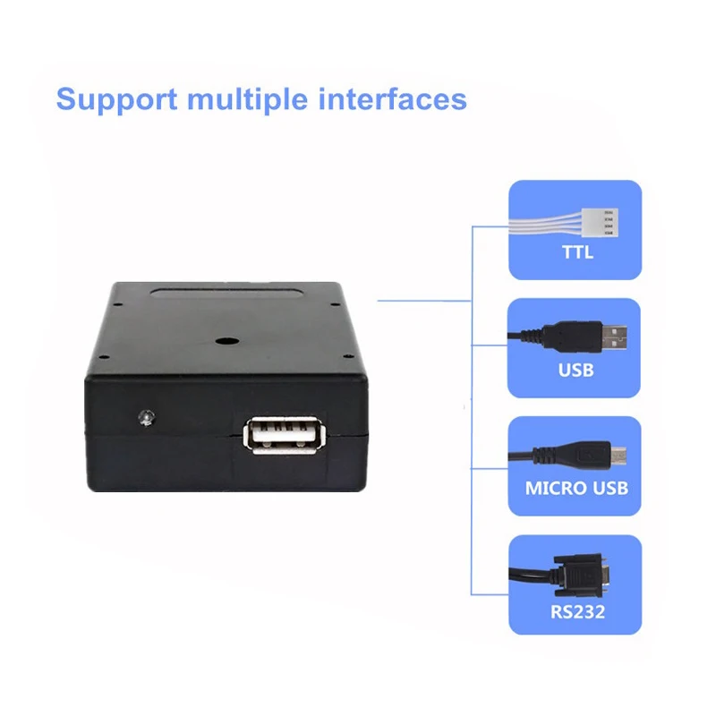 Портативный Миниатюрный карманный лазерный сканер штрих кода удобный USB 1D модуль