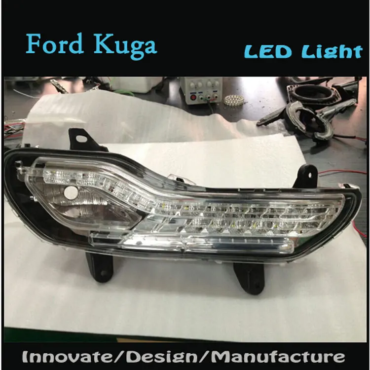 

2013-2014 Free Ship High Quality! Daytime running lights With the turn signal For Ford Kuga, 12V 6000k~7000k 2pcs/set