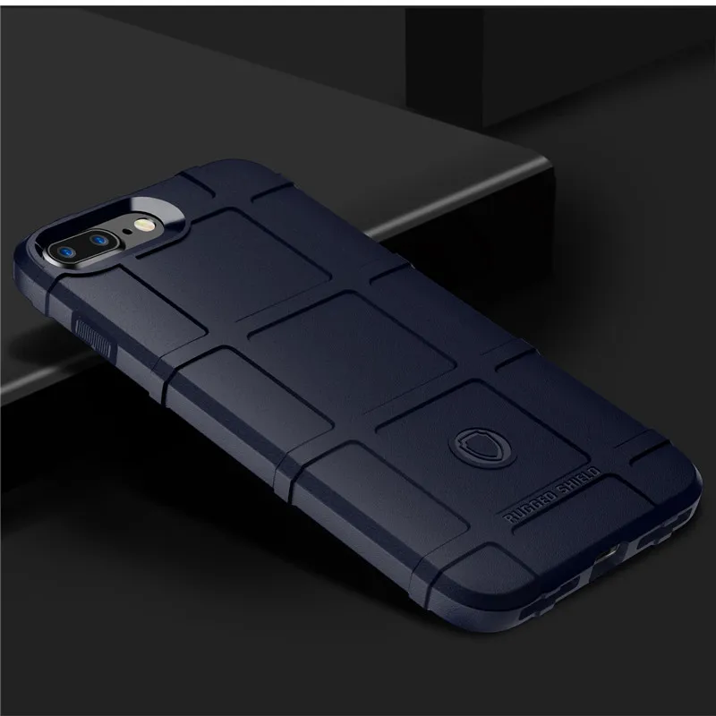 

Rugged Shield Case for iPhone 7 Plus Phone Case Funda Coque iPhone XR XS Max X 8 6 6s Plus 7Plus Case Shockproof Soft Back Cover