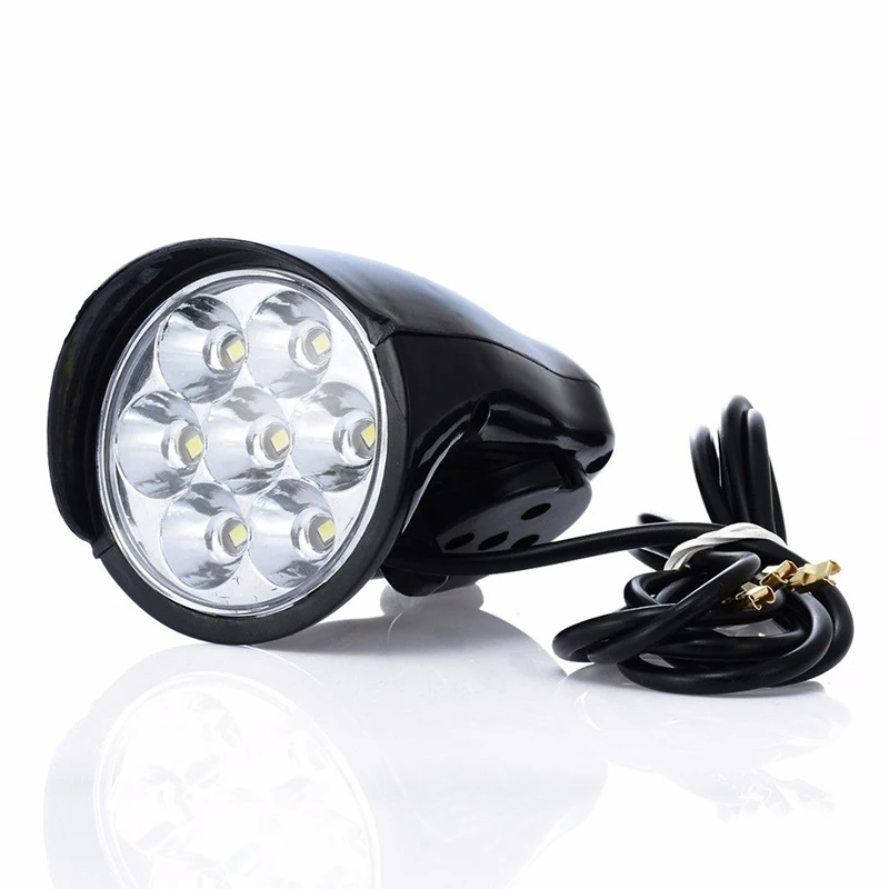 18W 36-48V электрический велосипед 7LED передняя фара для скутера и рога части