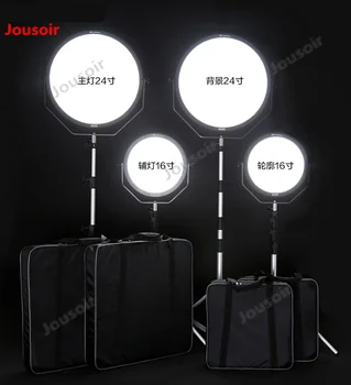 

Falconeyes Professional LED photography camera outside the interview lamp news lamp broadcast flexo lamp four-lamp set CD50 T03