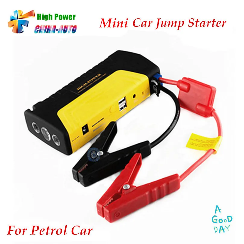 A++ quality Mobile Portable Mini Jump Starter Car Jumper 12V Booster Power Battery Charger Phone Laptop Power Bank