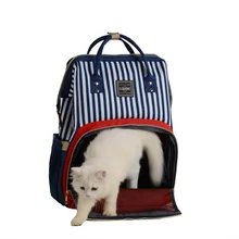 Собака Перевозчик модный принт Путешествия собака Dackpack дышащий Pet сумка Pet Puppy Cat несущей Товары для собак