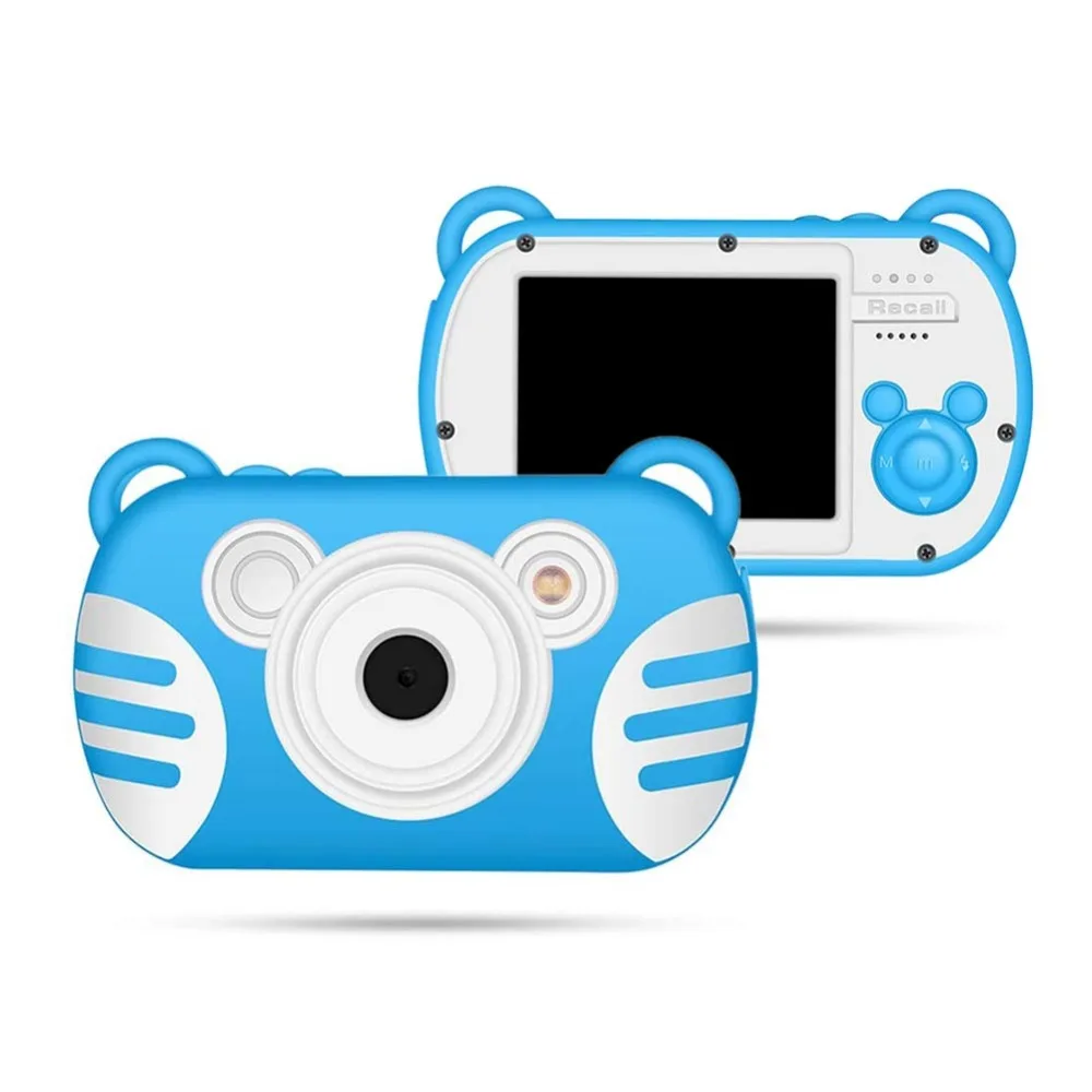 

eCos Kids Waterproof Self-Timer Camera Video Recorder Camcorder 2.7 LCD Screen 8X Digital Zoom Flash Mic Girls/Boys #293265
