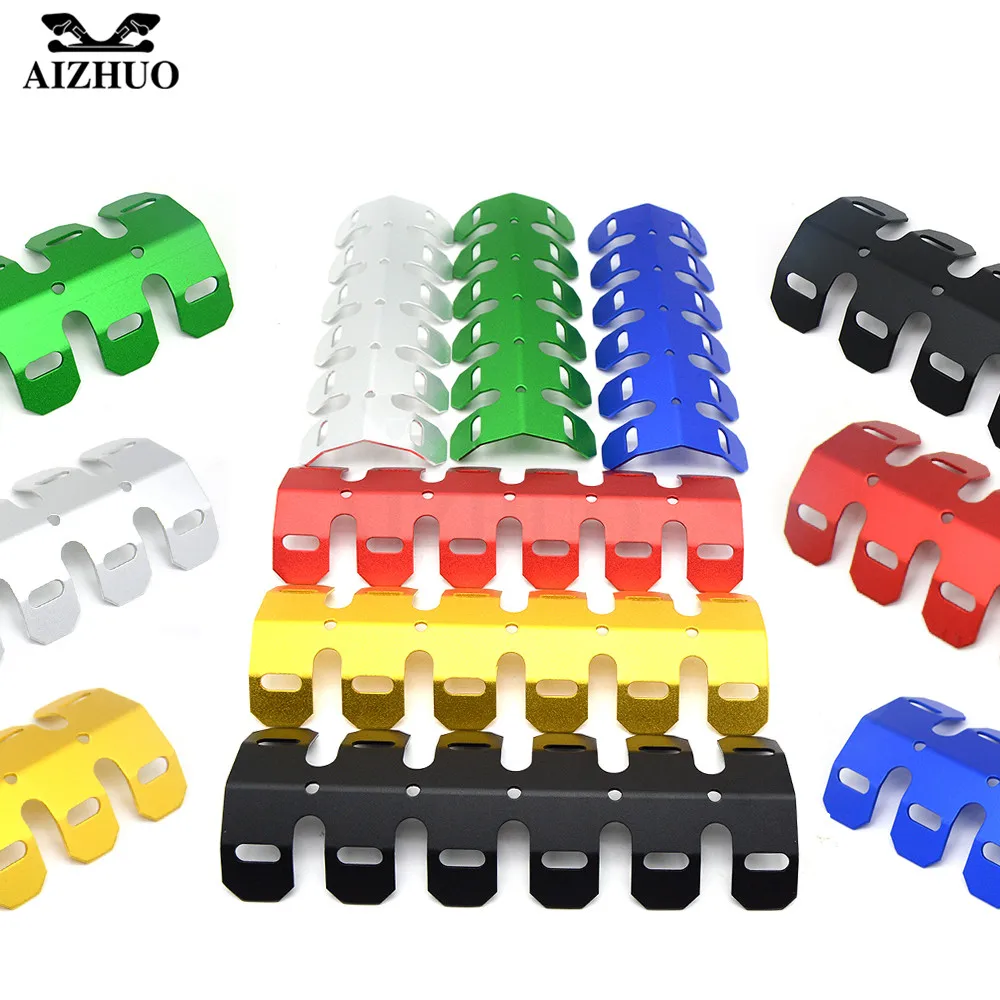 For suzuki RM85 RM125/250 RM125 kawasaki KFX450R KLX450R Motorcycle Dirt Bike Exhaust Pipe Crash Protector Heat Shield Cover