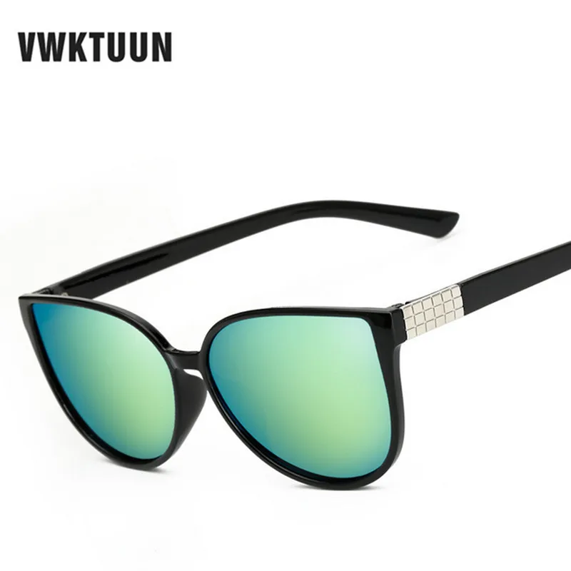 

VWKTUUN Fashion Korean Oversized Vintage Sunglasses Women 2016 Sun Glasses For Women CatEye Woman Sunglass Retro Female New