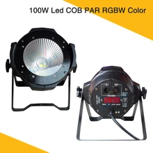 2 шт./лот 100 Вт монолитный блок светодиодов DMX 512 Control RGBW 100 Вт светодиодный COB Par дежурное освещение dmx