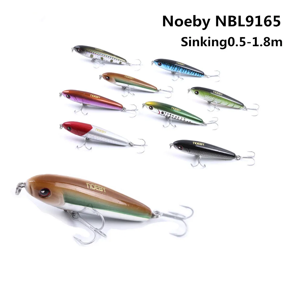 Рыболовные приманки NOEBY NBL9165 в форме гольяна 75 мм 28 г Sinking0.5 1 8 м твердые Dur Peche