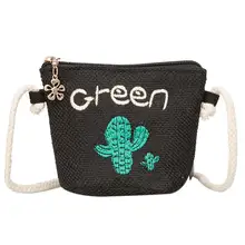 Осенняя Маленькая женская сумка новая волна Корейская версия диких тканых сумок Mori женская соломенная сумка на плечо