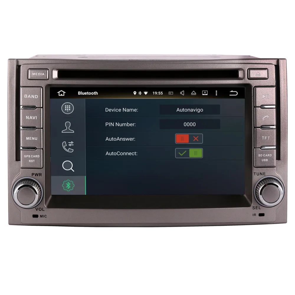 Perfect 2 Din 4GB RAM Android 8.0 Car Multimedia GPS Bluetooth For Hyundai H1/Grand Starex 2007 2008 2009 2010 2011 2012 Radio WIFI 3G 1