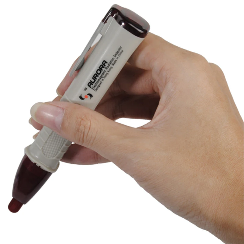 Magnetic Detector Meter Field Strength Test Instruments Monopoly Alarm Sound Light Radiated Electromagnetic Radiation Pen Tester