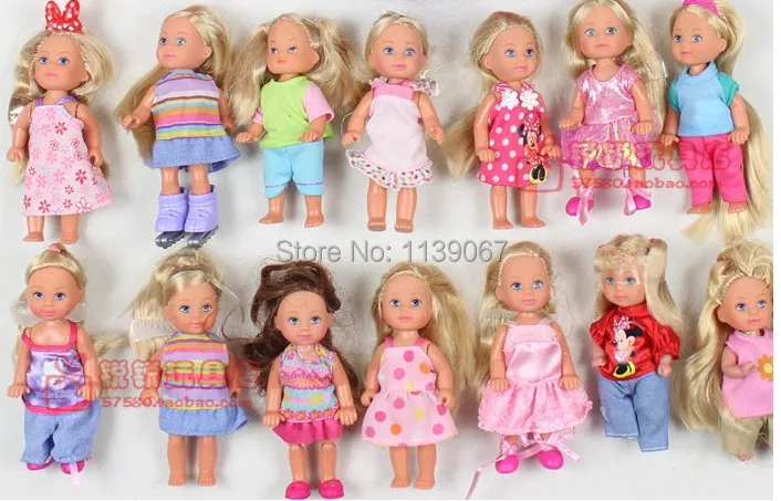 

10 PCS SIMBA Kelly and friend dolls with Dress Clothes Different style Baby Toy Free Shipping Girls Birthday Gift New 2014