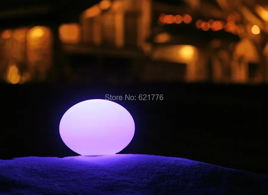 4 шт./лот дистанционного управления цвета изменение D35cm Lightball дизайн нерушимая из светодиодов плоский мяч для бассейна дистанционного( в комплекте