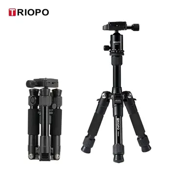 

TRIOPO T226 Portable Aluminum Tripod Compact Desktop Macro Mini Table Tripod with Ball Head for Sony Canon Nikon Camera