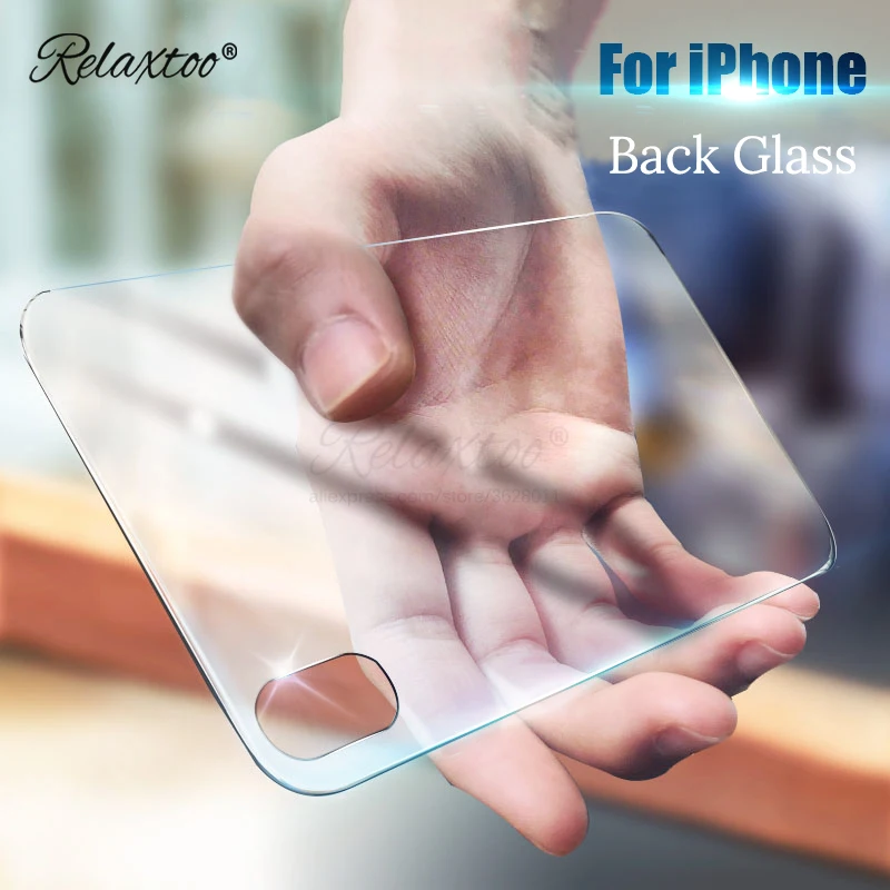 Задняя защитная пленка из закаленного стекла для iPhone Xs Max XR для iPhone X 10 8 7 6 Plus 5 4 защитная пленка Glas 8p 7p