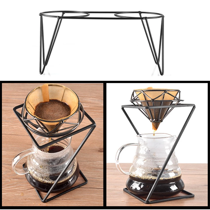 

Coffee Filter Stander Tea Leaves Filter Holder Stand Rack Coffee Filter Baskets Permanent Coffee Dripper Coffee Accessories