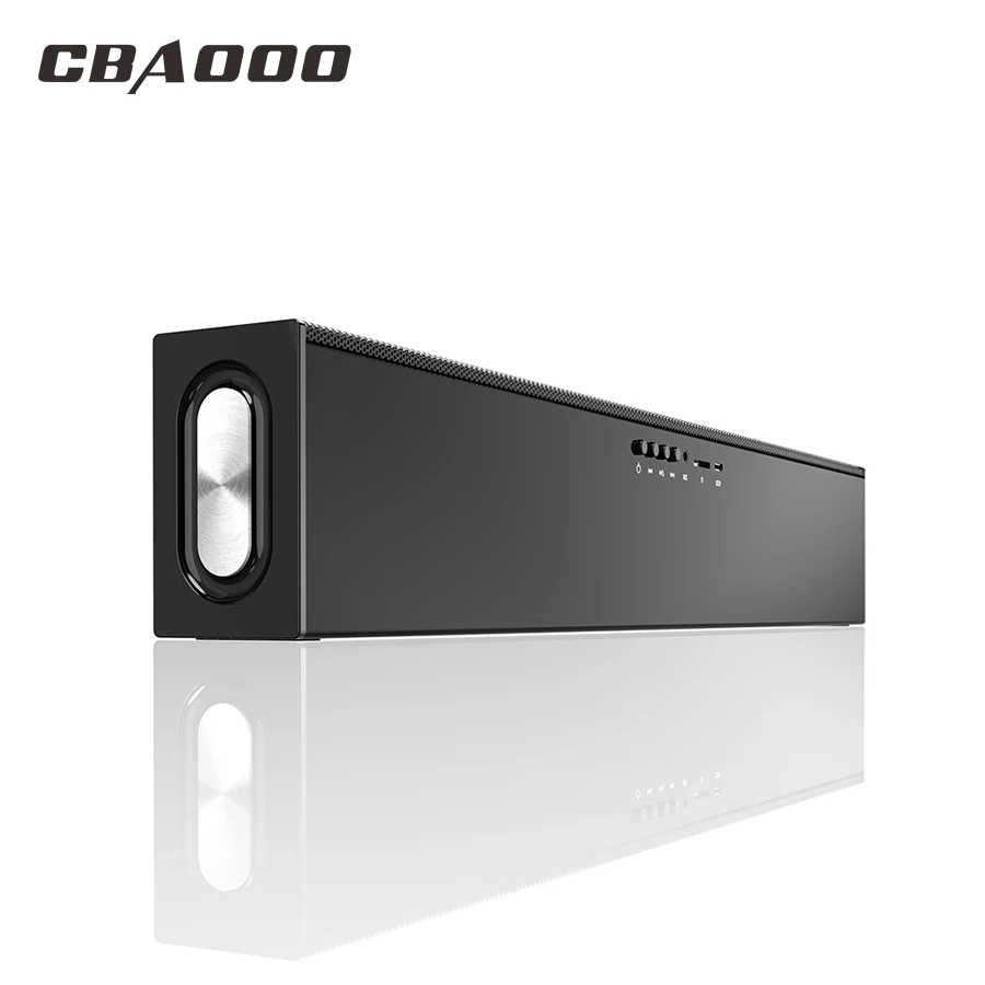 

CBAOOO Computer Bluetooth Speaker 20w Wireless Speaker Amplifier HIFI Stereo Sound Bar with Mic USB TV fone de ouvido