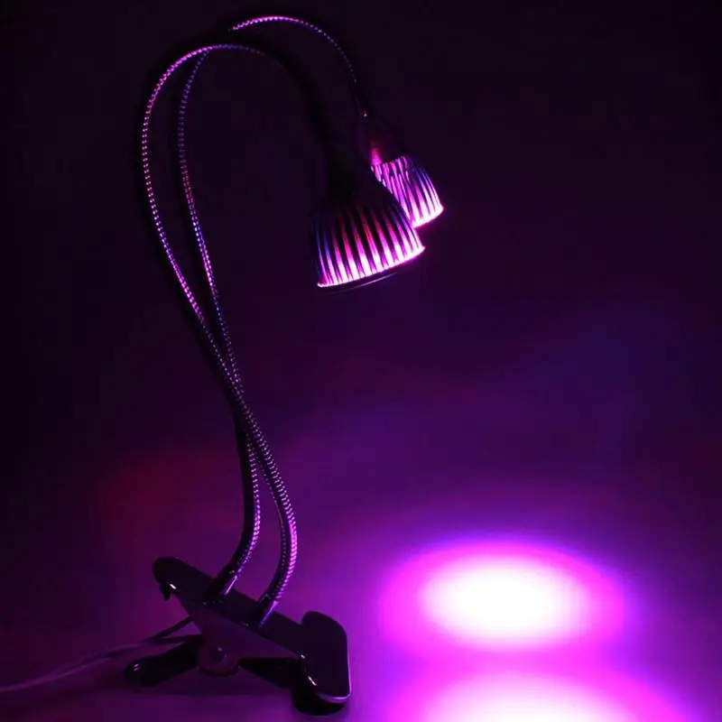 СВЕТОДИОДНЫЙ Осветитель Lumiparty с двойной головкой гибким держателем для лампы на