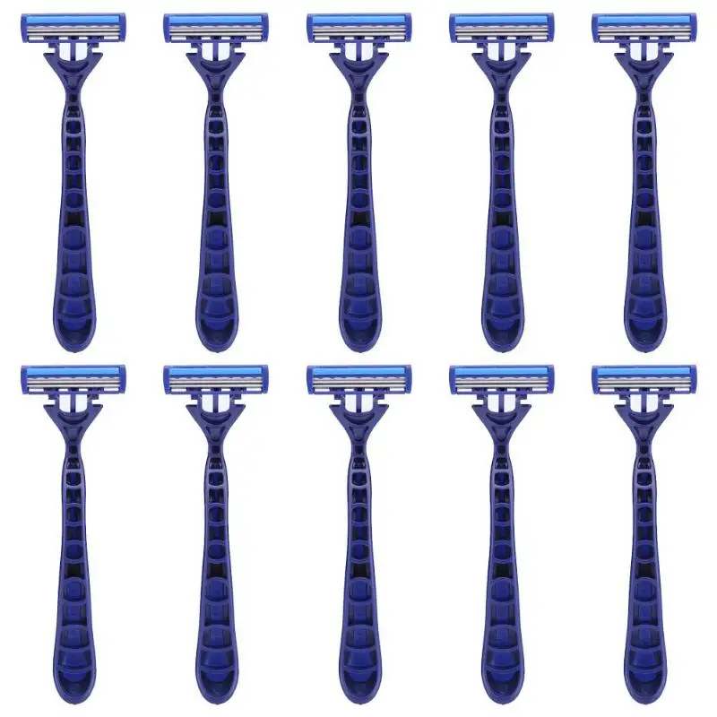 

3-Layers Blades Portable Manual Razor Hotel Disposable Shaver Body Trimmer