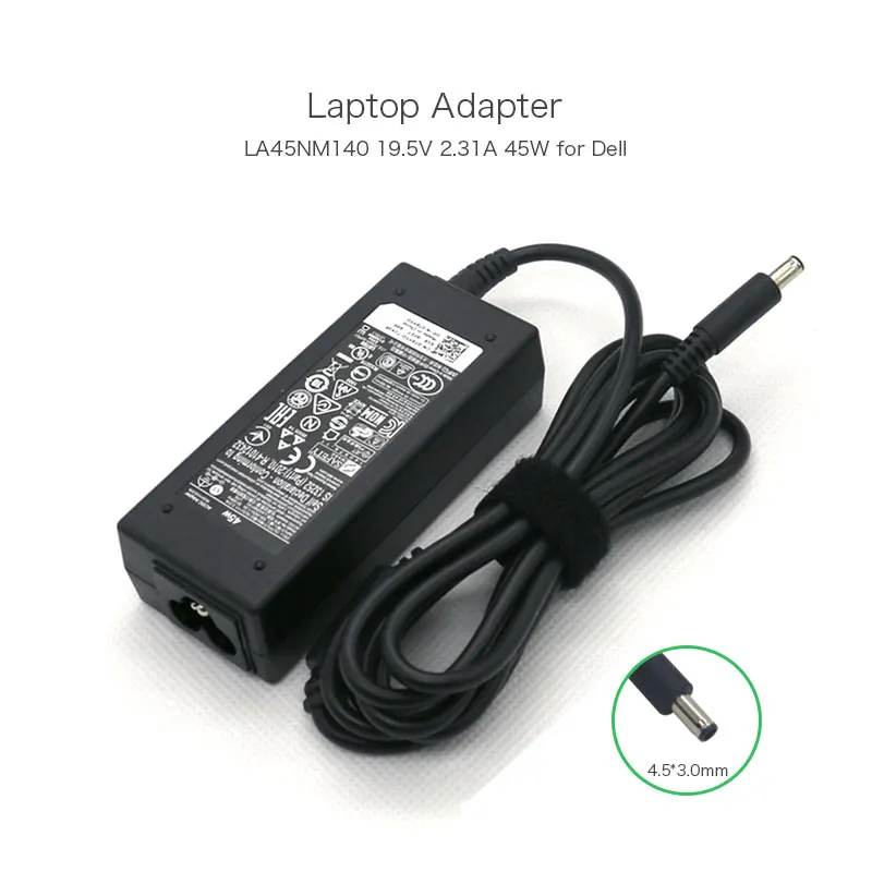 19.5V 2.31A 45W DA45NM140 LA45NM140 adattatore ca per Laptop per Dell  Inspiron 11 3000 Inspiron 15 7000 HA45NM140 alimentatore|laptop ac  adapter|19.5v 2.31a 45w19.5v 2.31a - AliExpress