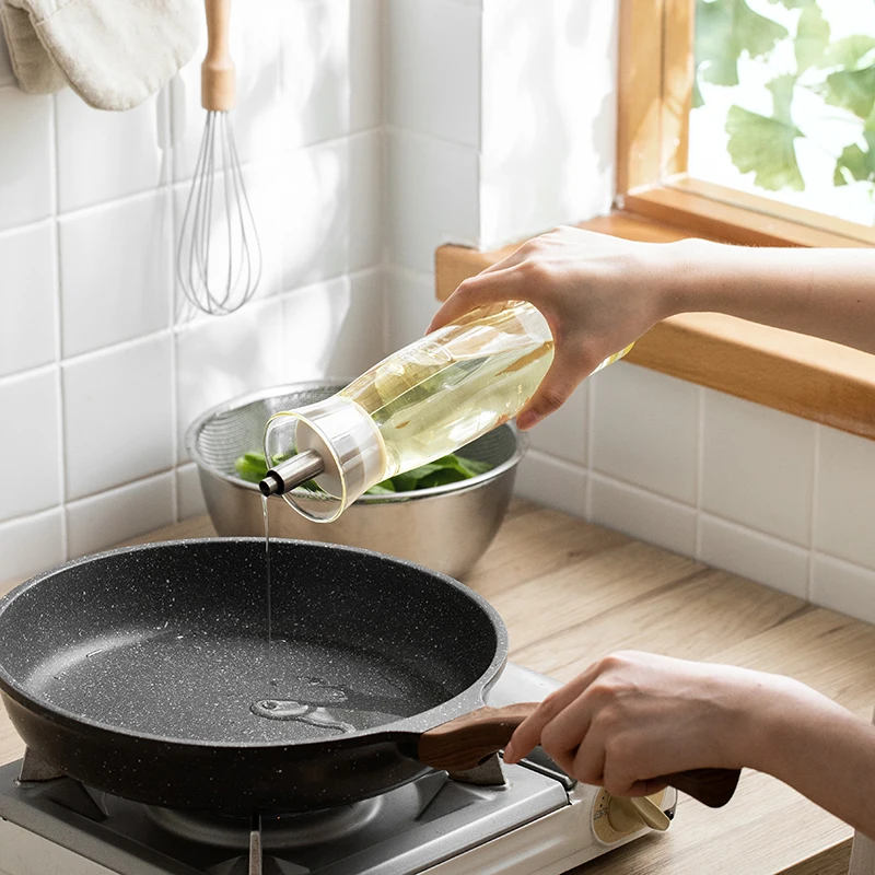 Стеклянные бутылки для специй с защитой от протекания кухни диспенсер