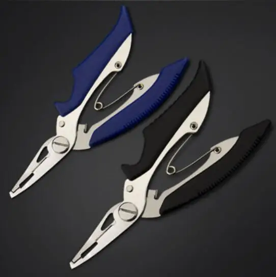 

13 CM Fishing Plier Scissor Line Lure Cutter Hook Remover Tackle Tool Cutting Fish Tongs Scissors Fishing Pliers 2 Colors A86