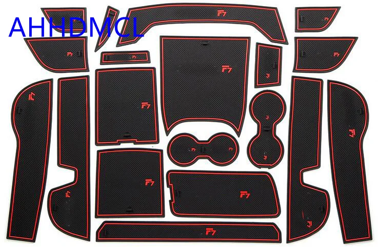 

Car Gate Slot Pad Cup Armrest Storage Pad Anti-Slip Mat For Great Wall Haval F7 F7x